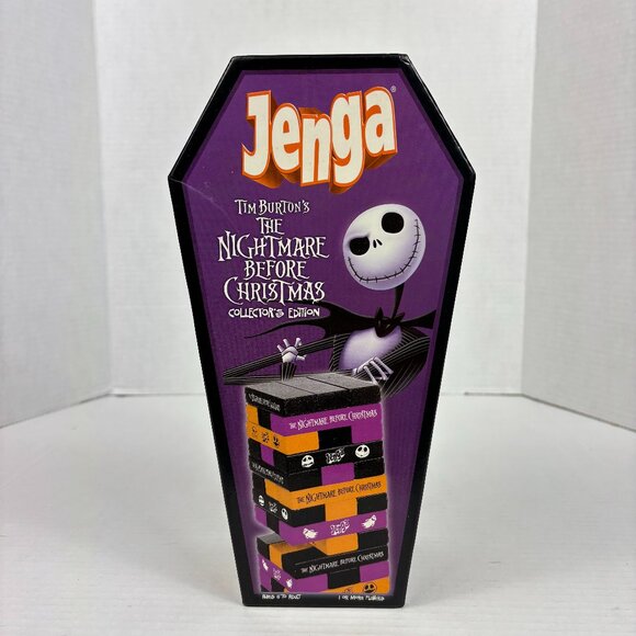 Jenga Nightmare Before Christmas Collector's Edition Complete Set Tim Burton - Picture 1 of 8